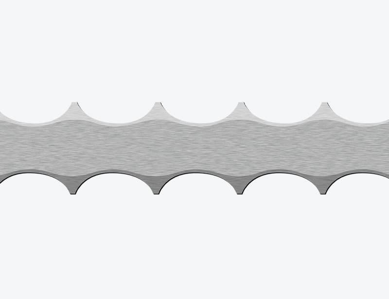 Band Knife, Wavy Teeth, stl16