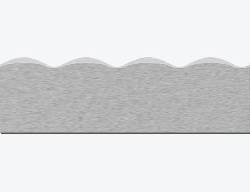 Band Knife, Wavy Teeth, stl22
